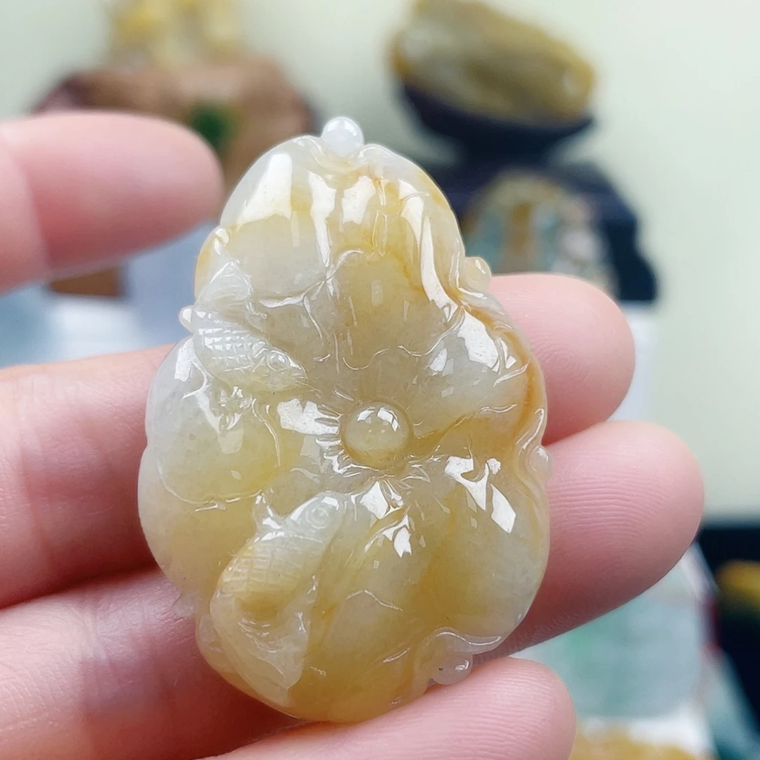 翡翠未镶嵌颈饰22222
