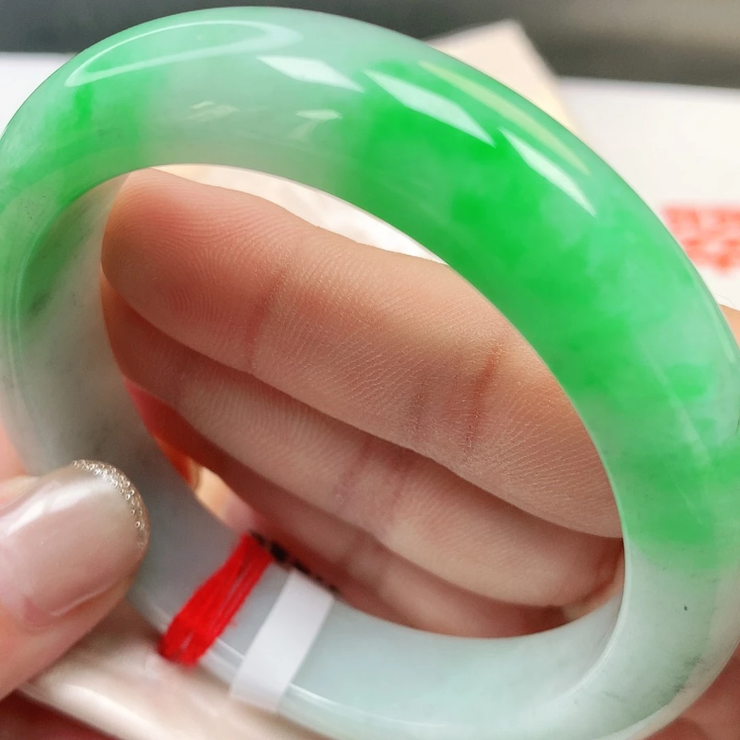 未镶嵌手镯翡翠缅甸纯天然A货翡翠色正浓阳132号