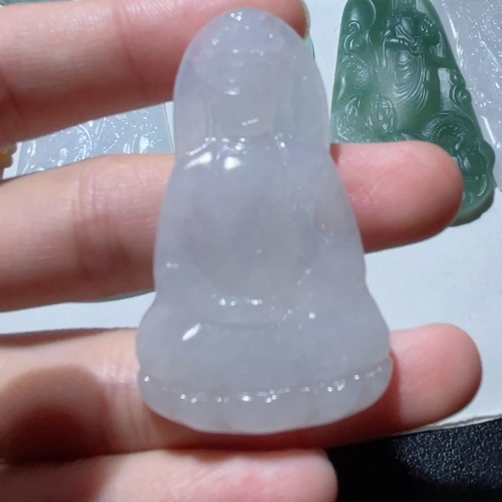 定制翡翠未镶嵌观音