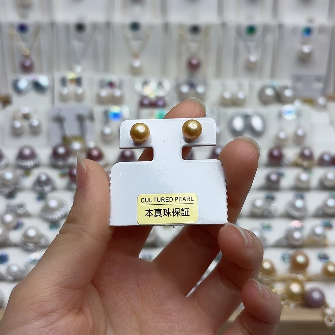 淡水珍珠颈饰银S925镶嵌