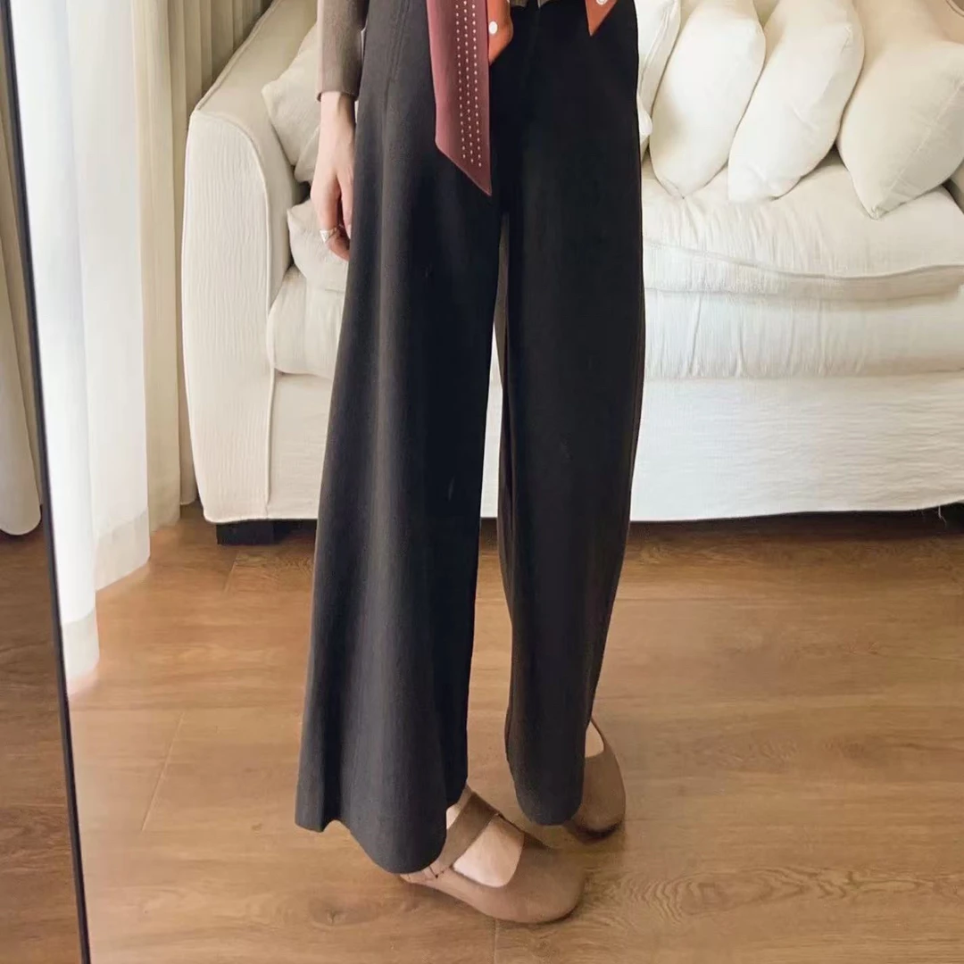 星星精选【慵懒周末】秋冬百搭休闲阔腿直筒裤减龄时尚通勤必备长裤
