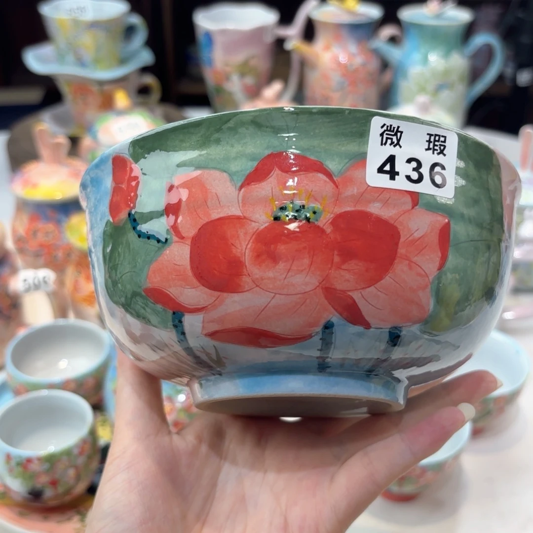 景德镇手绘高温釉下彩陶瓷茶具