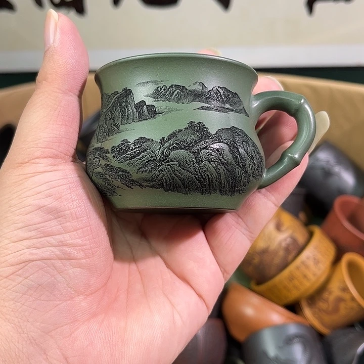 茶杯紫砂全手工紫砂主人杯