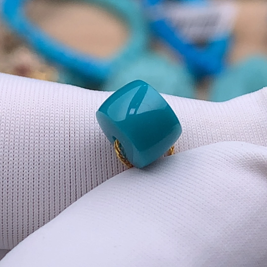 绿松石未镶嵌配饰6.8mm