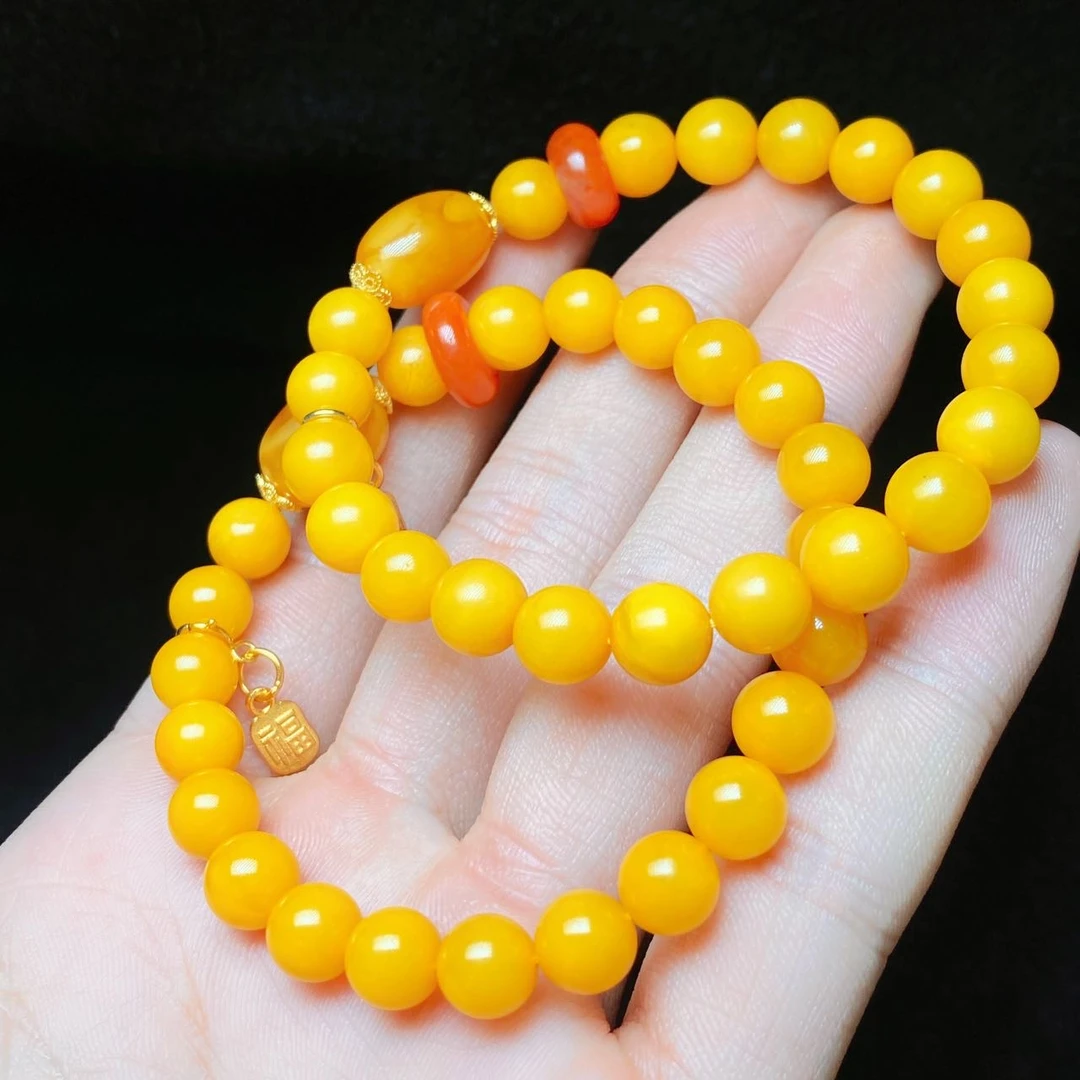 【云上叙】16 V25553-蜜蜡DIY单圈手串-多样性发一件-7mm（东哥）