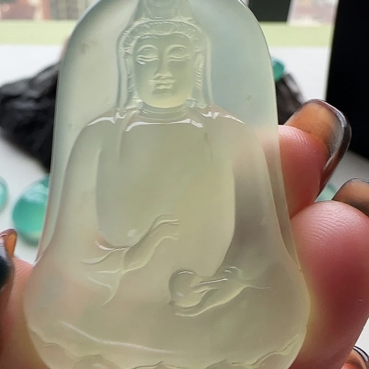 岫玉未镶嵌吊坠(不含链)