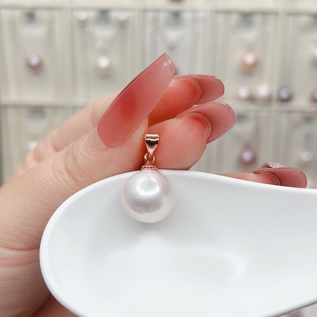 吊坠(不含链)淡水珍珠合金