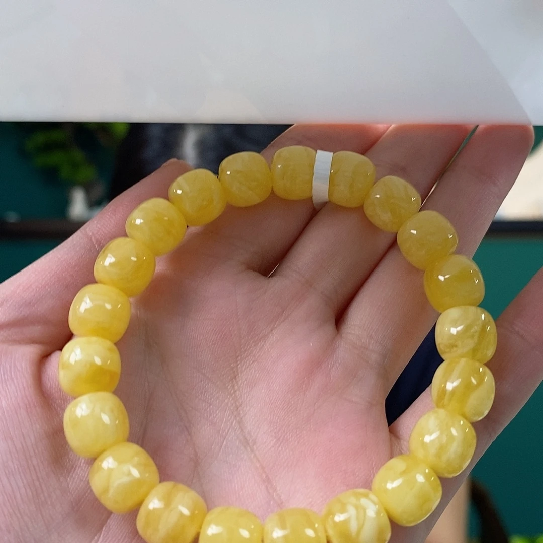 蜜蜡未镶嵌手链123