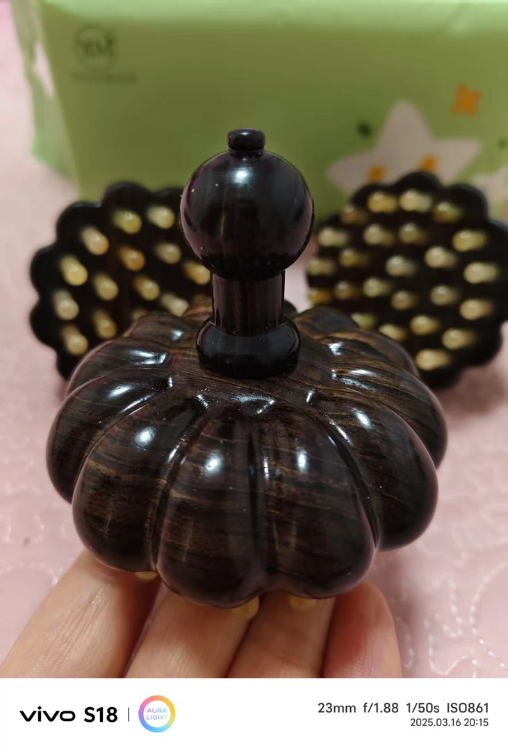 紫光檀大南瓜款28钉钉经络刷