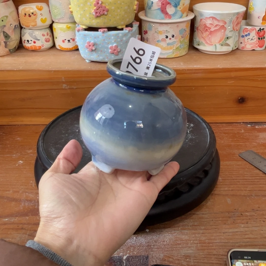 0766内口4.9景德镇手工制作瑕疵