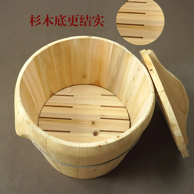 杉树木正子蒸子木桶