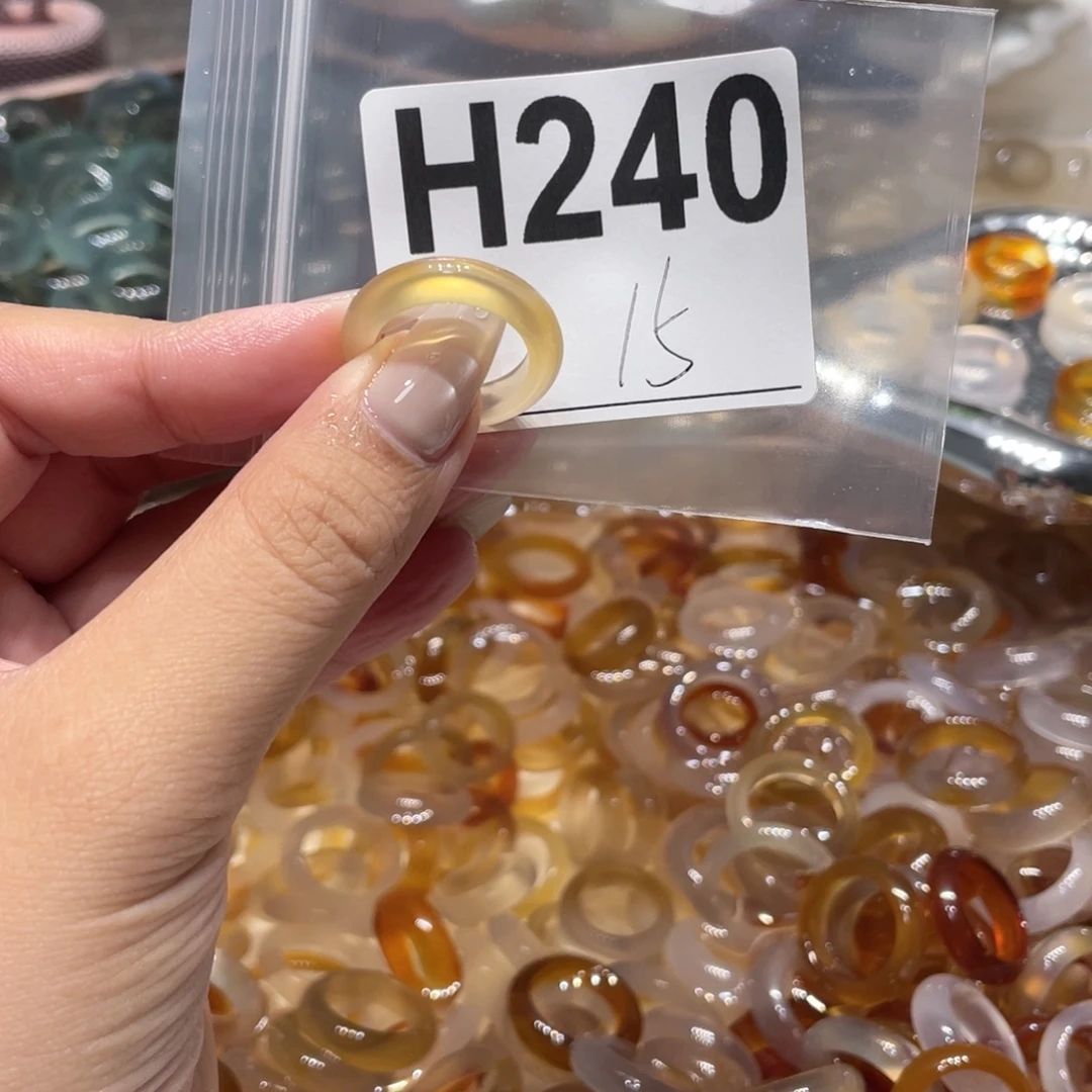 玛瑙/玉髓未镶嵌戒指240