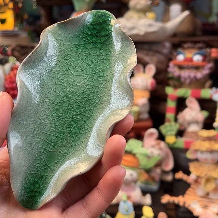 陶摆件小镇青花每日有新品