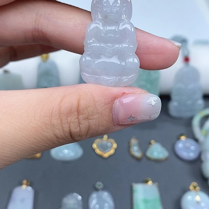 翡翠未镶嵌颈饰12345678