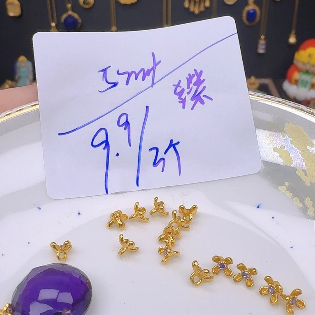 银S925镶嵌紫晶颈饰紫水晶925镶嵌14