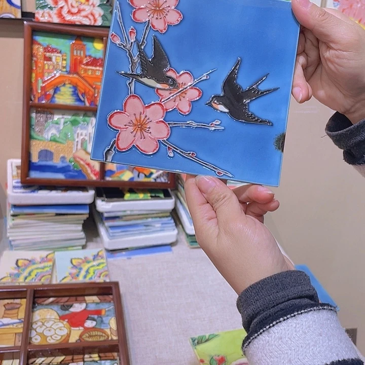 【闪购商品】瓷片蜗*?燕子单瓷片