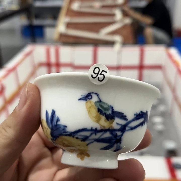 雙***兜景德镇手工手绘陶瓷茶具