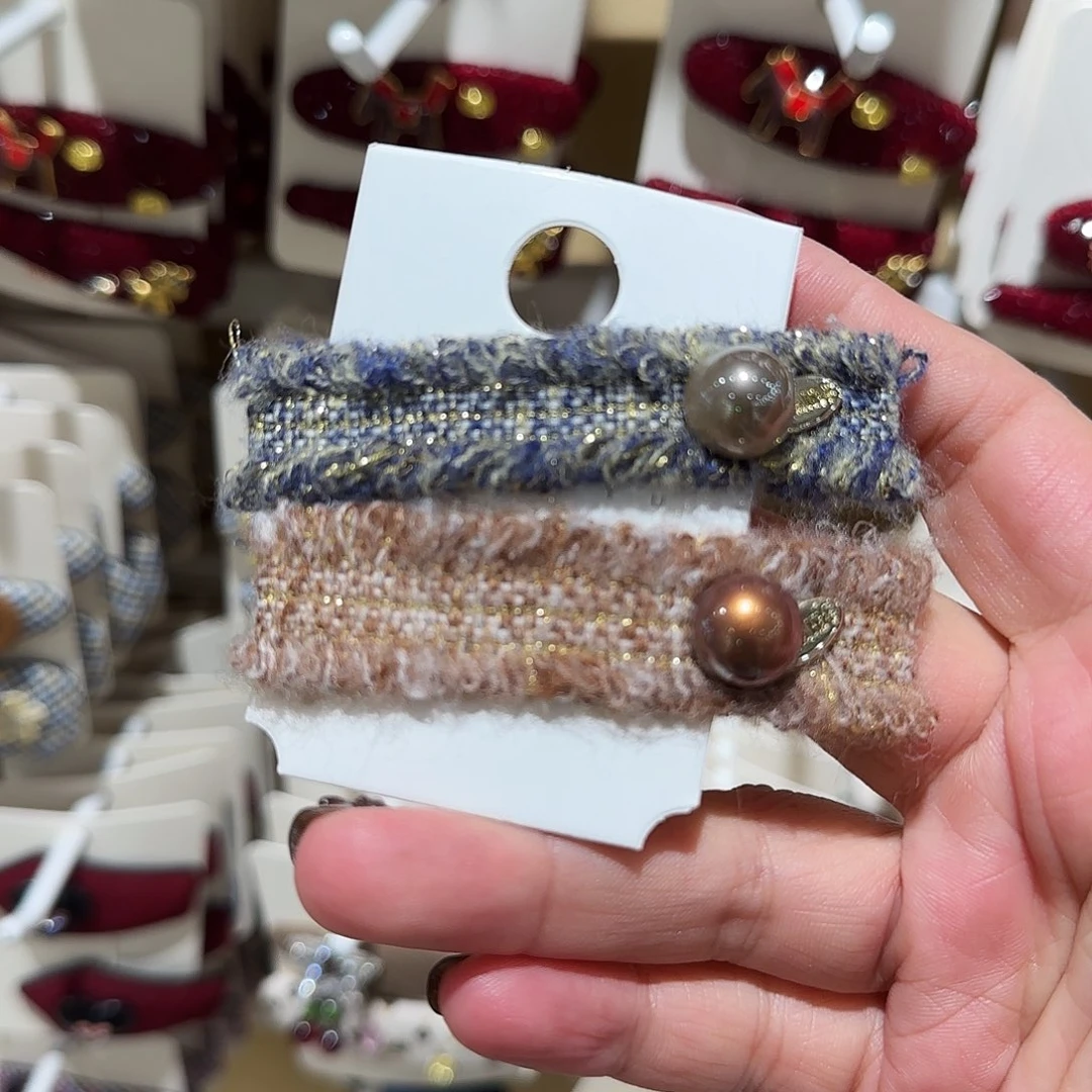 非金属香风珍珠掰掰