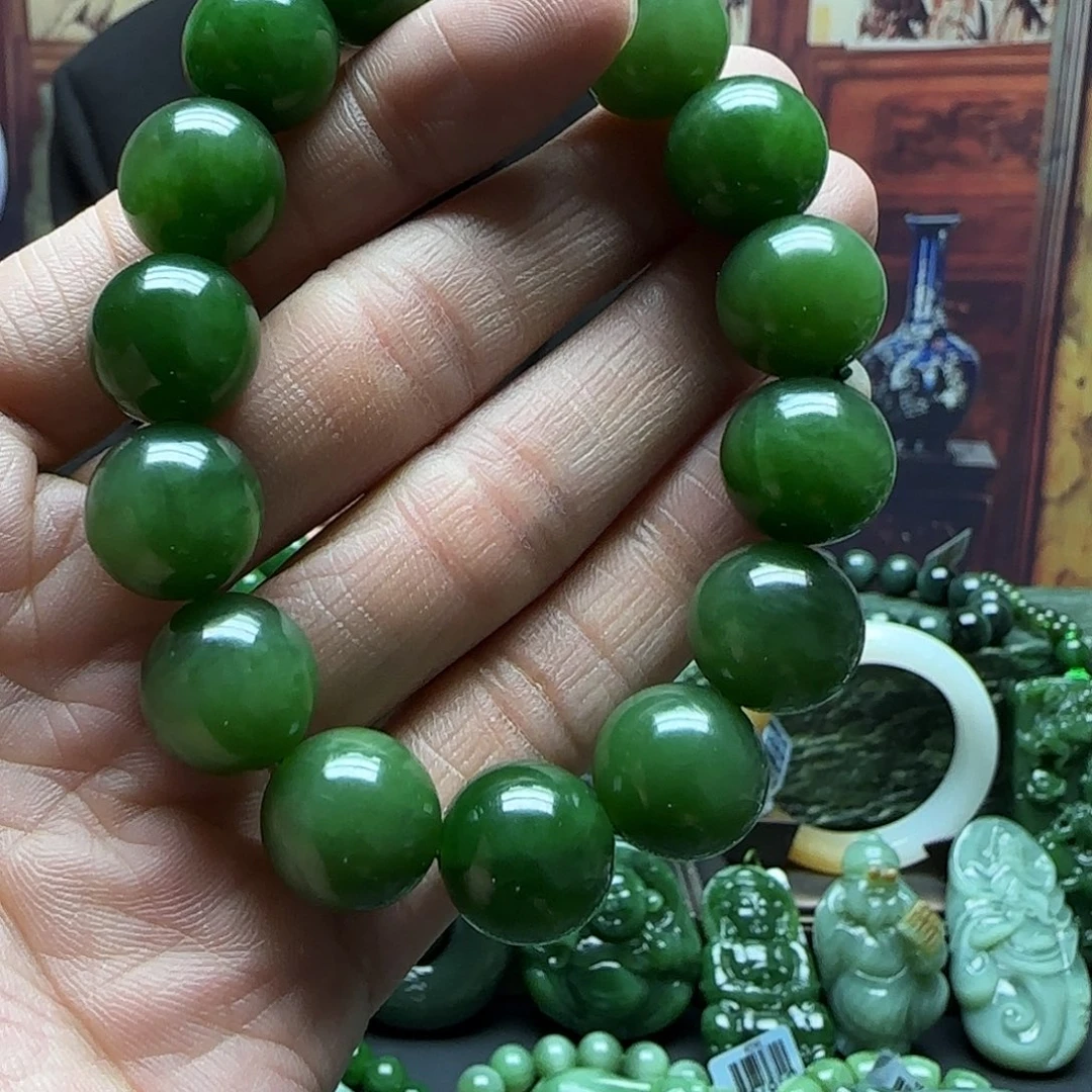 和田玉手串未镶嵌