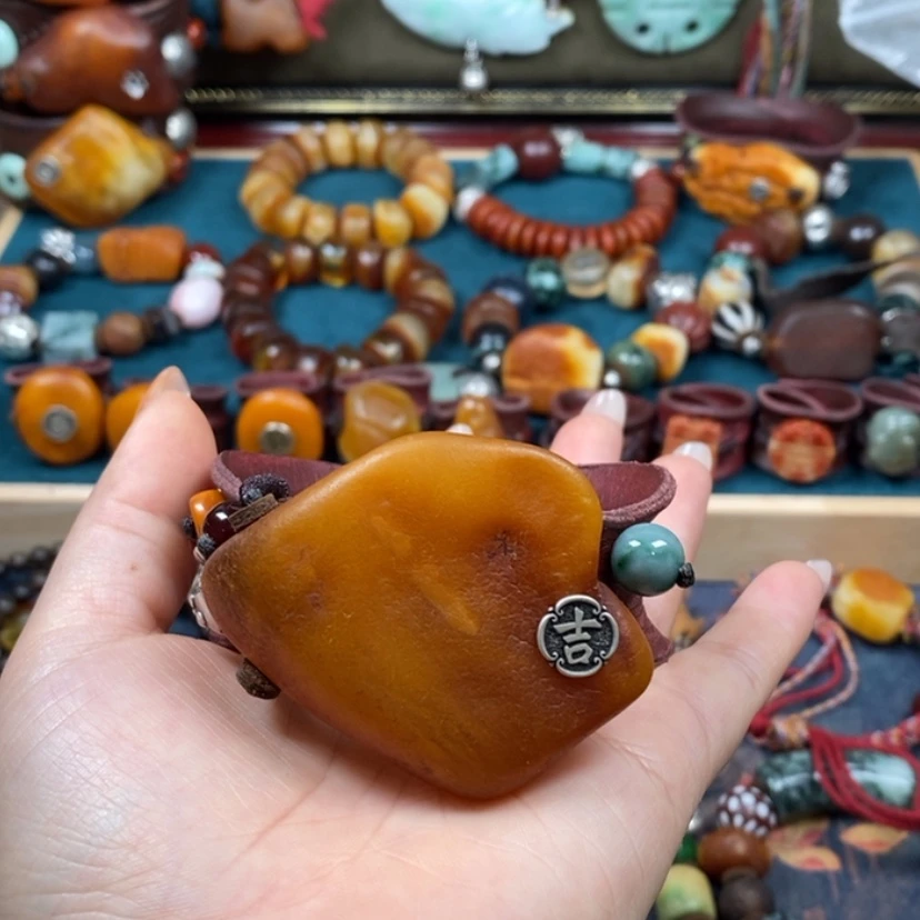 【闪购商品】蜜蜡手链未镶嵌手链