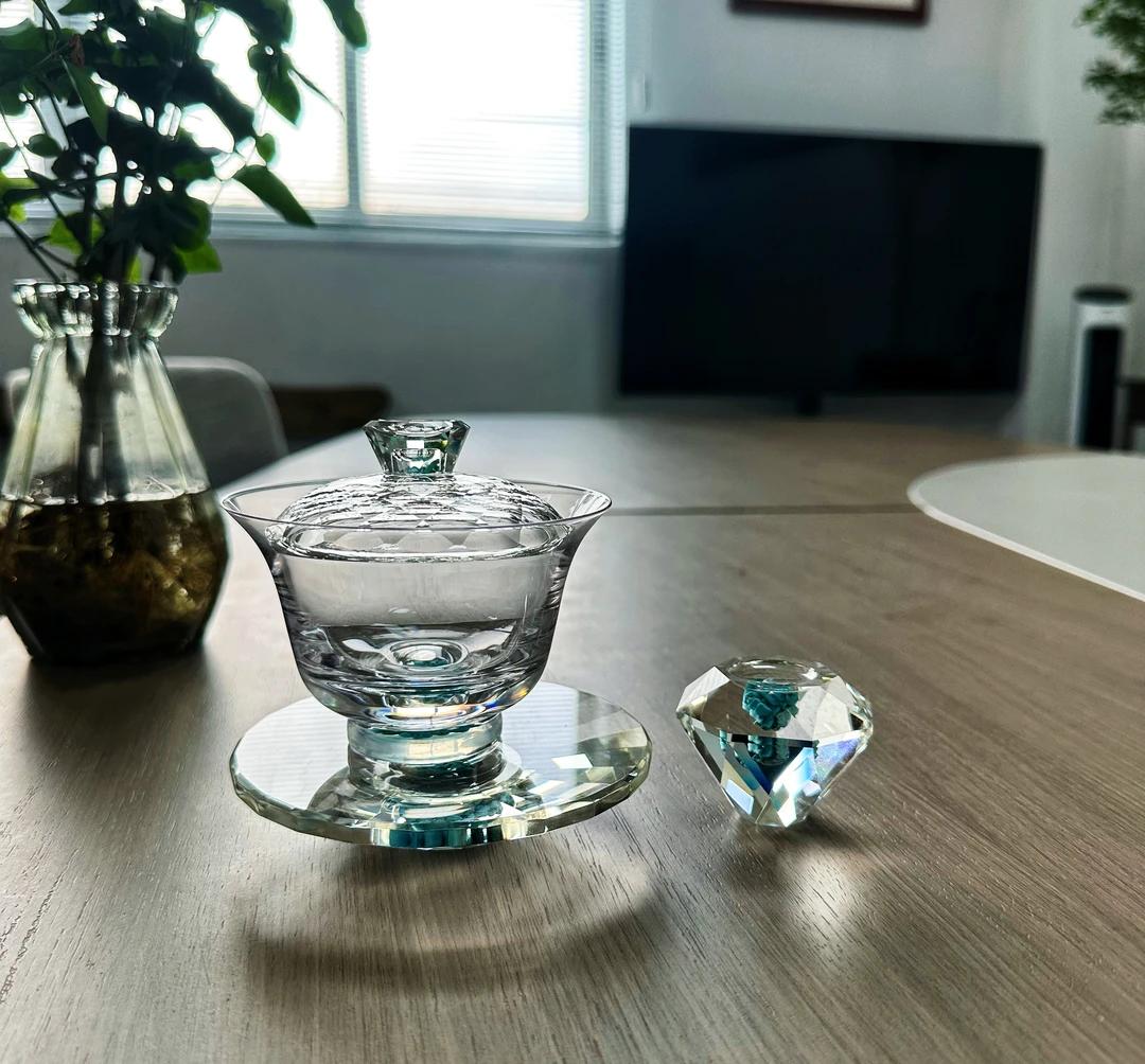 K9水晶玻璃（三才盖碗）功夫茶具耐热防烫