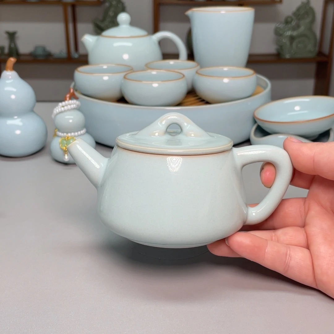 瓷赵琳老师石瓢壶带礼盒