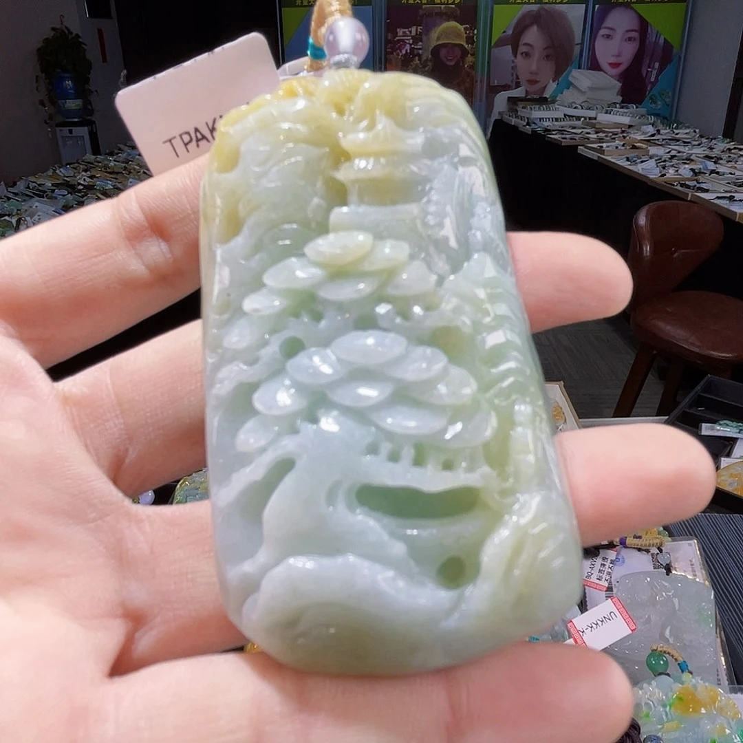 颈饰未镶嵌翡翠一