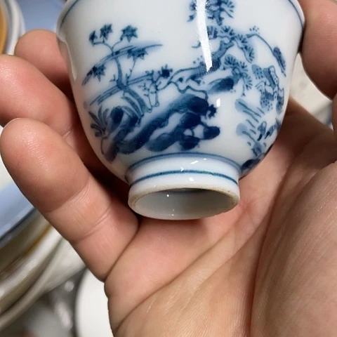 【闪购商品】碟瓢*欢中古工艺品回流瓷器