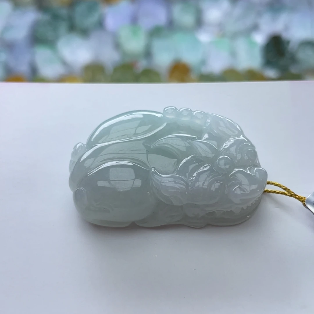 翡翠颈饰未镶嵌貔貅