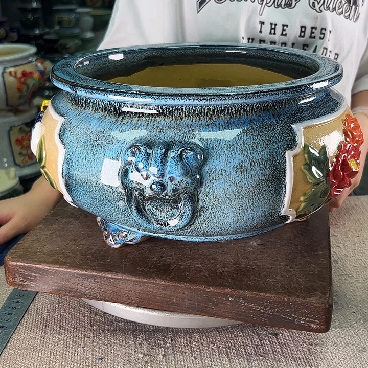 泳坤堂石湾盆陶瓷
