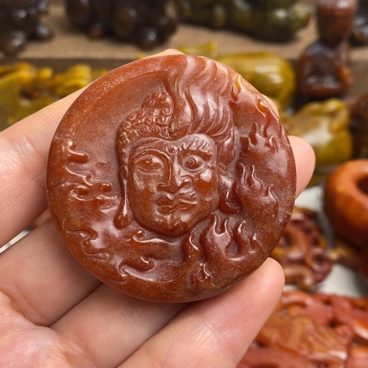 蛇纹石玉未镶嵌颈饰135