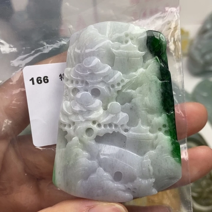 颈饰未镶嵌翡翠吊坠