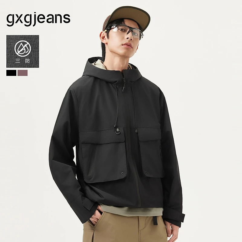 gxgjeans多口袋户外夹克外套男士25年春#J25D211004