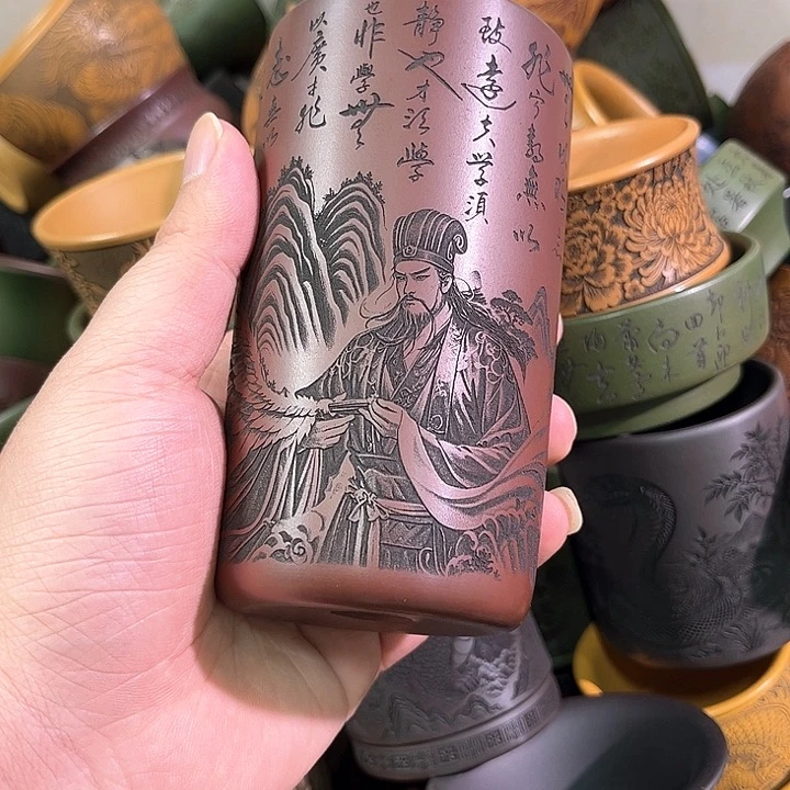 茶杯紫砂全手工紫砂主人杯