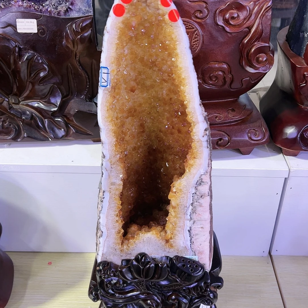 大型摆件（非配饰）紫晶未镶嵌晶