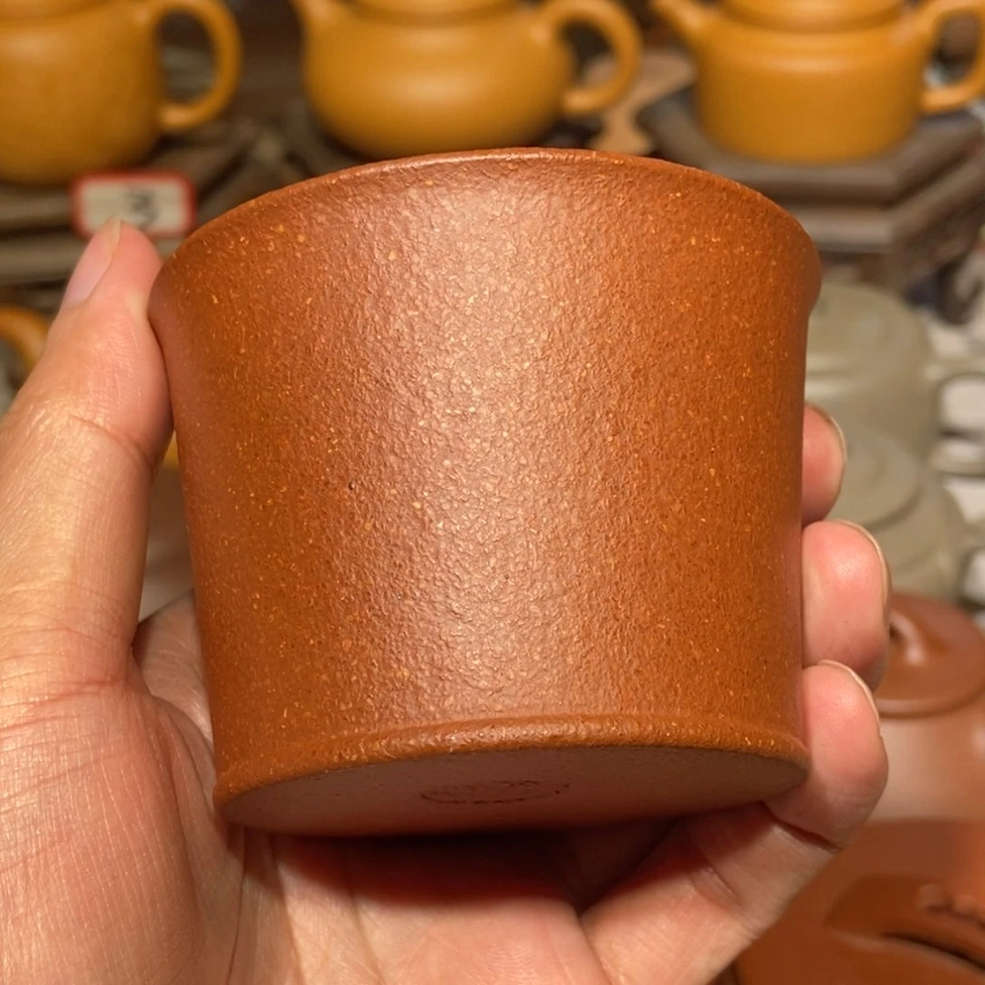 茶杯紫砂土**你紫砂茶具