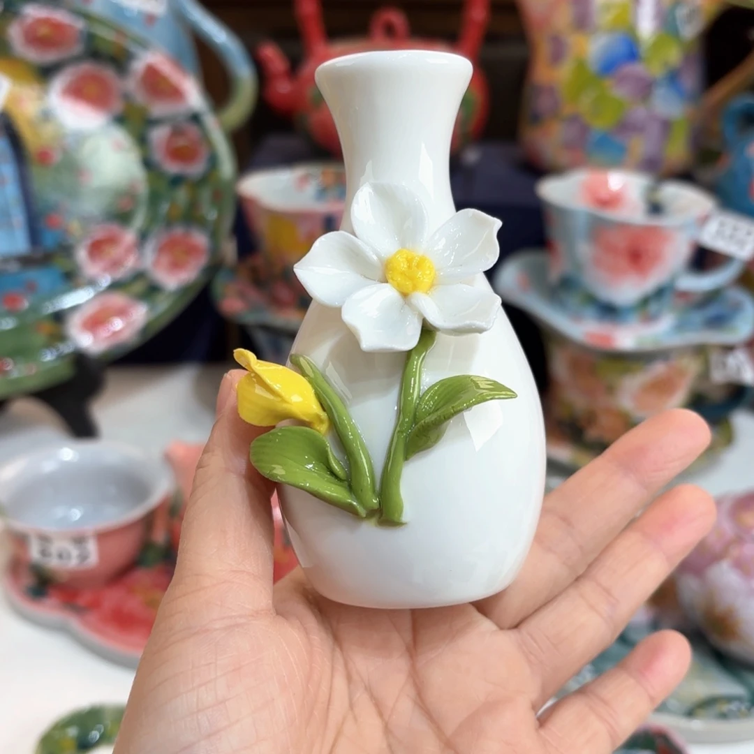 景德镇手绘高温釉下彩陶瓷茶具