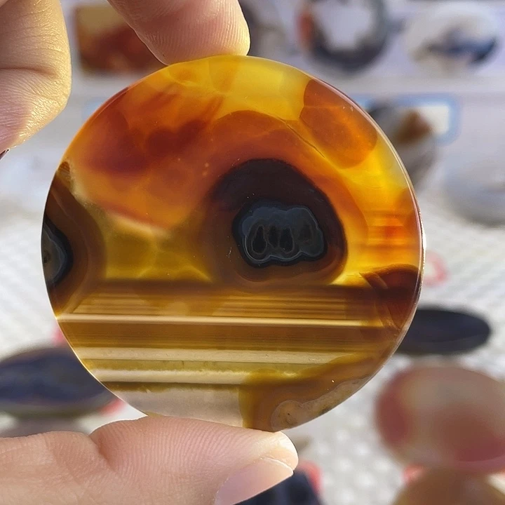 玛瑙/玉髓合金颈饰