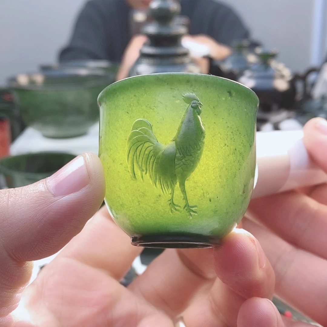 和田玉（青玉）把件未镶嵌