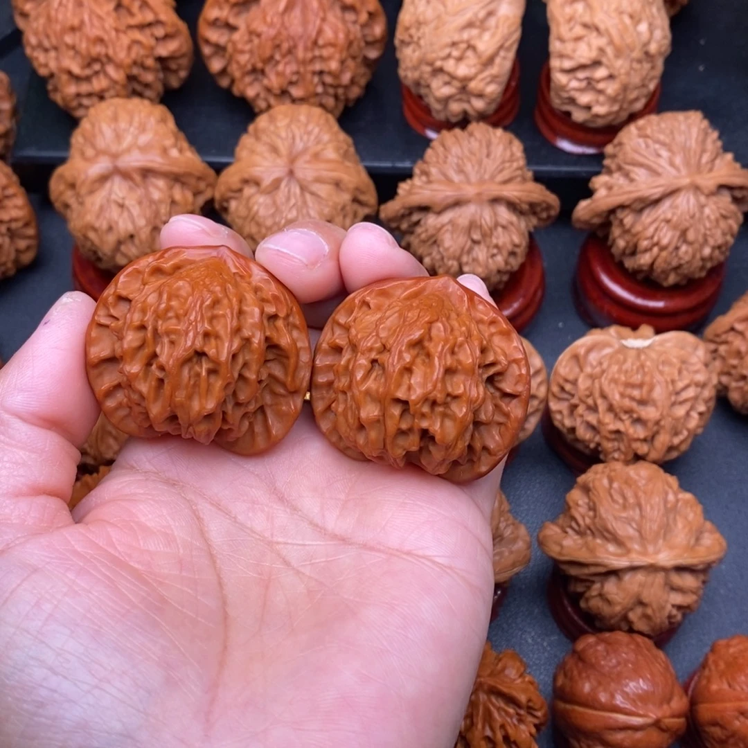 把件文玩核桃40公子帽