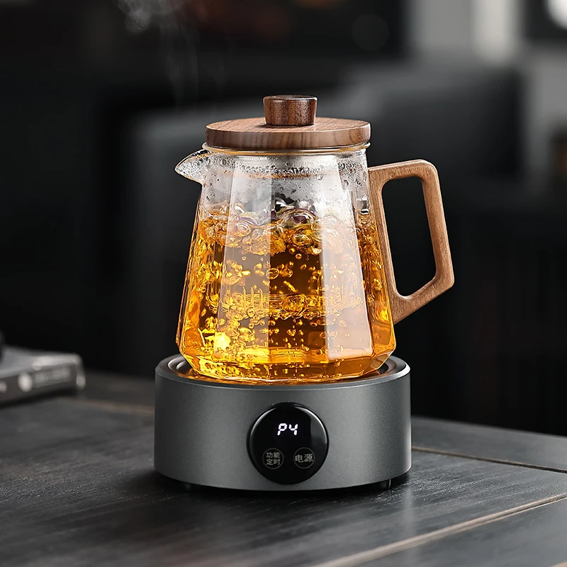 2025新款煮茶炉家用一人煮茶壶小型旅行煮茶器办公静音泡茶壶套装