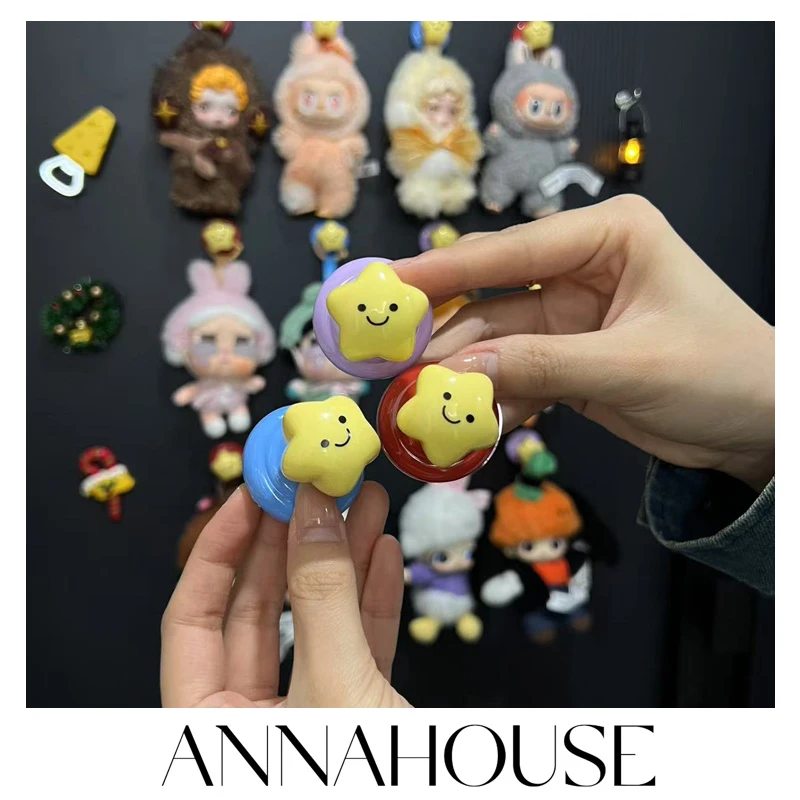 ANNAHOUSE星星吸盘挂钩粘胶免打孔承重粘钩门后厨房浴室墙壁NS