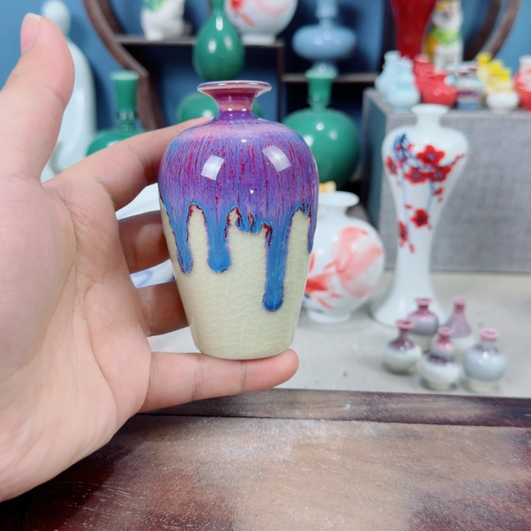 陶瓷手工小花器摆件
