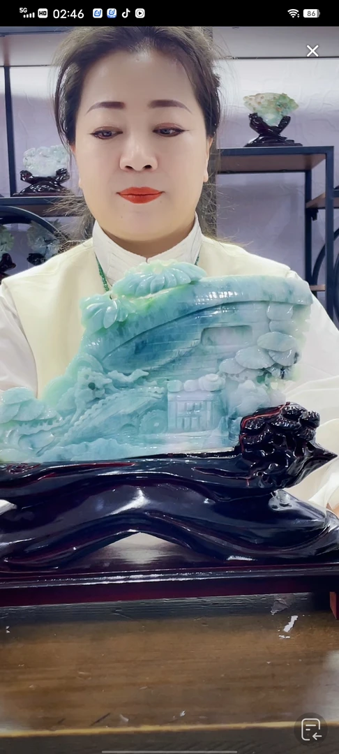 定制翡翠未镶嵌毛货02070109