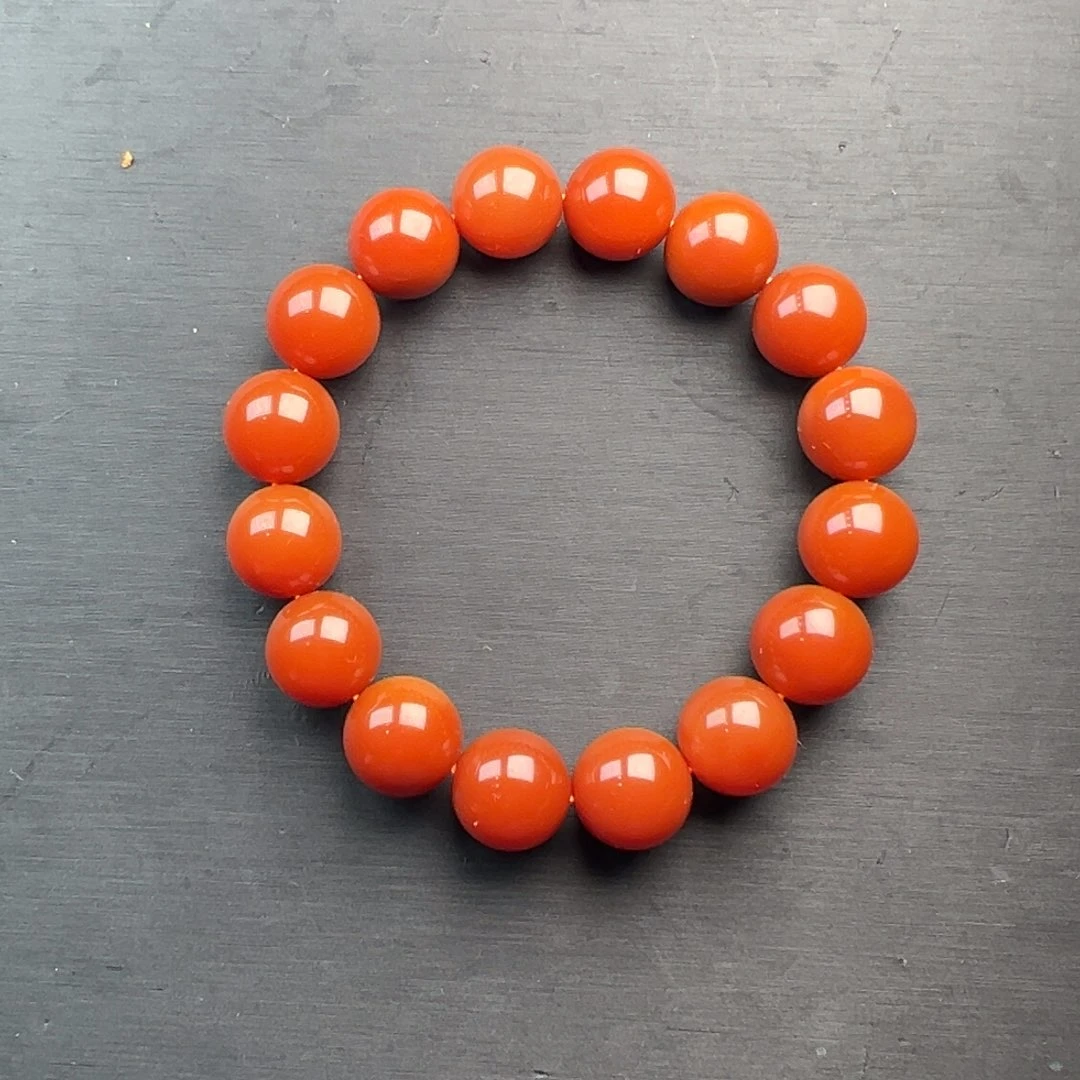 石英质玉（黄龙玉）未镶嵌手串