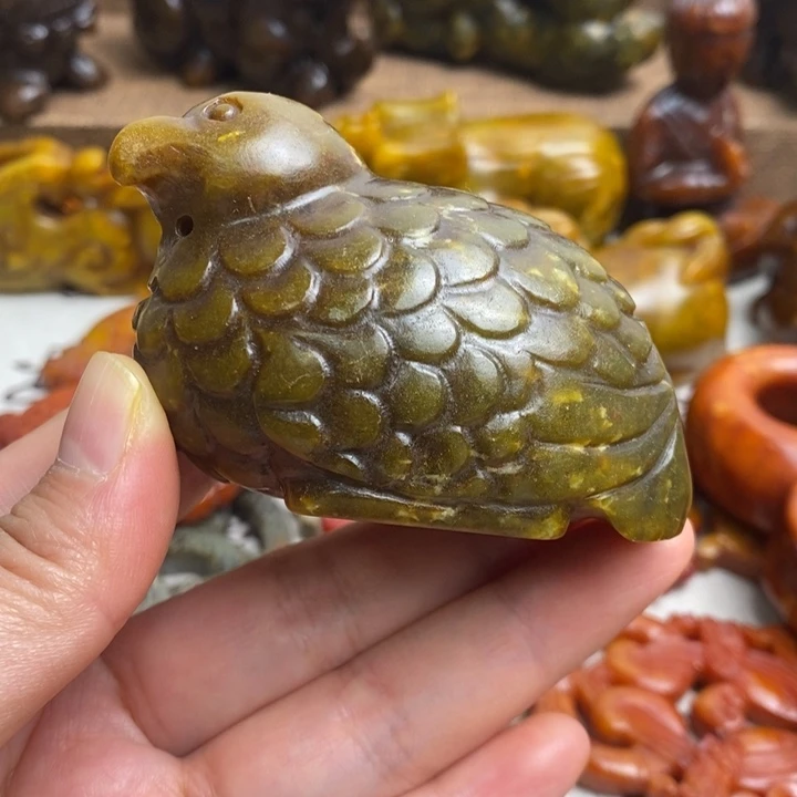 蛇纹石玉未镶嵌颈饰89