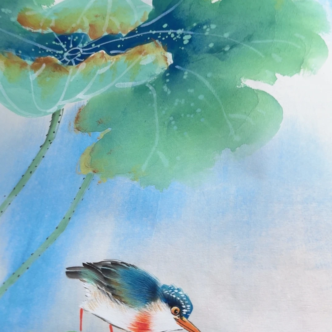国画国画作品山水花鸟