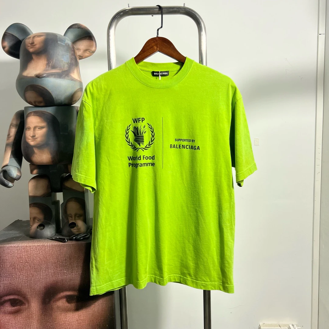 99新 Balenciaga/巴黎世家 麦穗短袖R1217尺码：XS胸围53衣长71