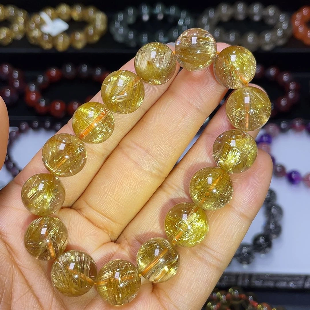 水晶手链未镶嵌钛晶手链14+m