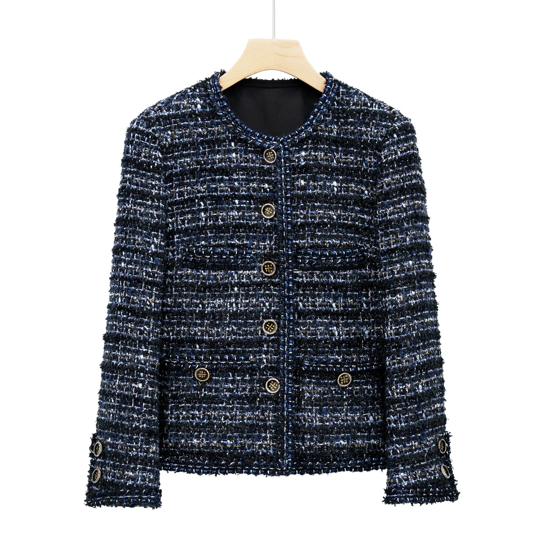 杭州超哥2025年新款百搭时尚轻奢春秋气质小香风外套CO83661